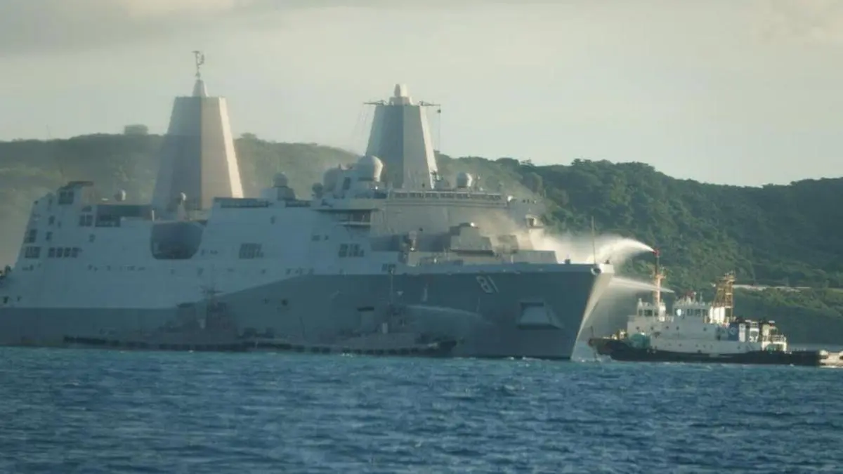 Sailors Battle Blaze Aboard USS New Orleans off Japan’s Coast